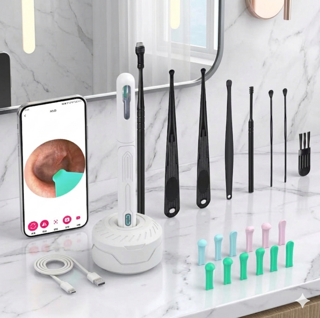 Auryo — Nettoyeur d'Oreille Connecté HD